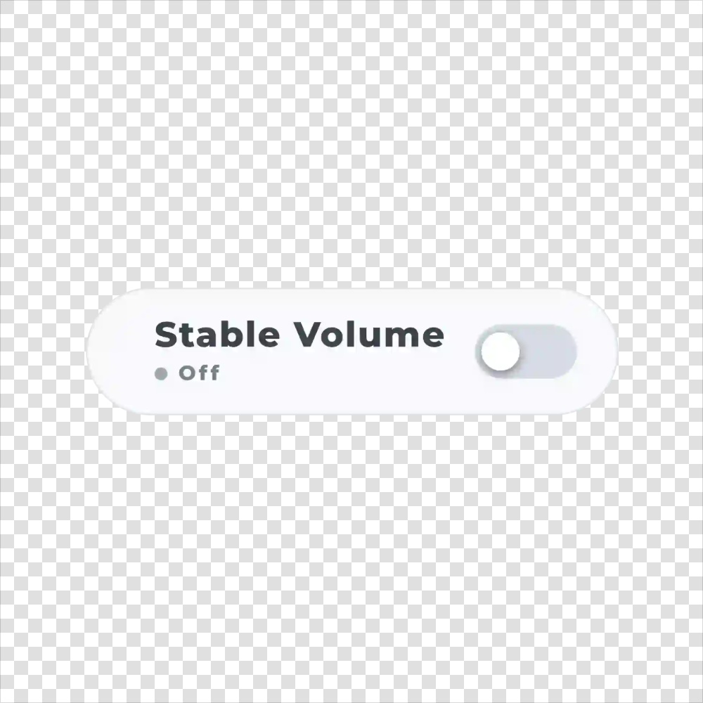 Stable Volume アニメーション(透明背景:アルファチャネル)