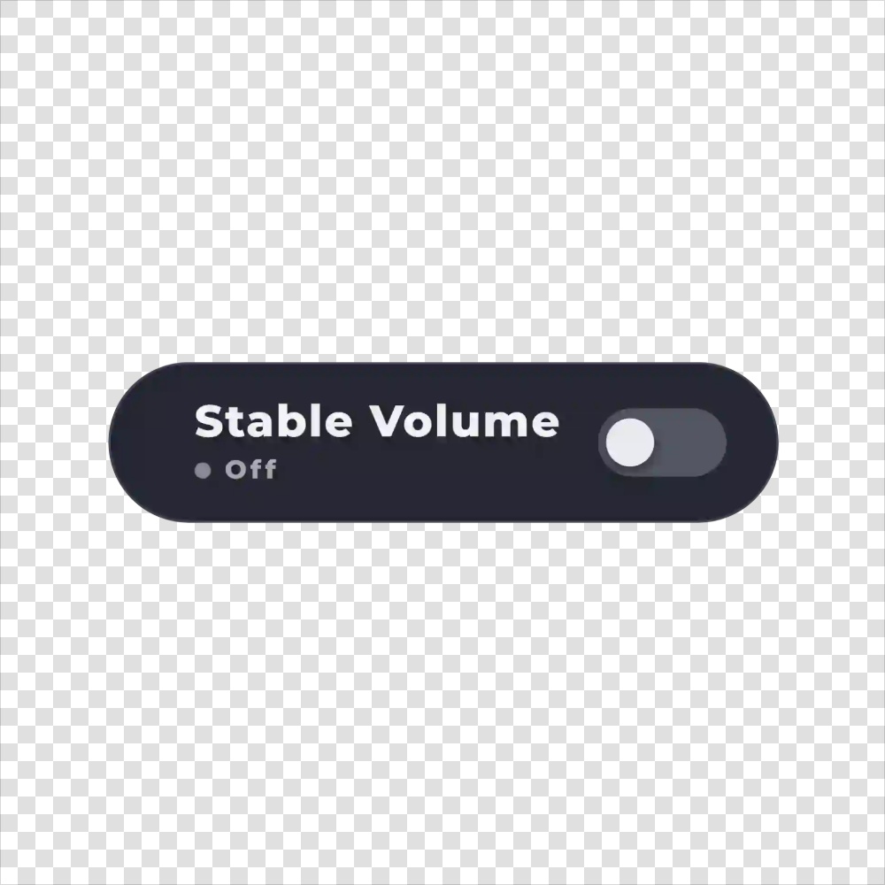 Stable Volume アニメーション(透明背景:アルファチャネル)