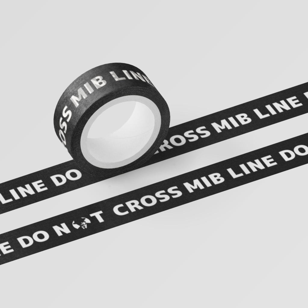 メンインブラック専用立ち入り禁止（マスキング）テープ『MIB LINE DO NOT CROSS』：B