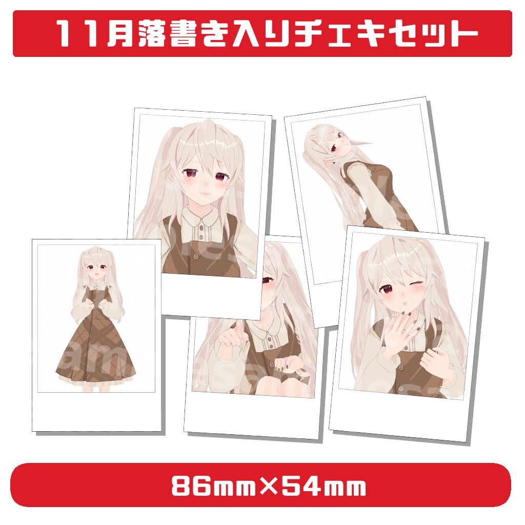 11月気まぐれ落書き入りチェキセット