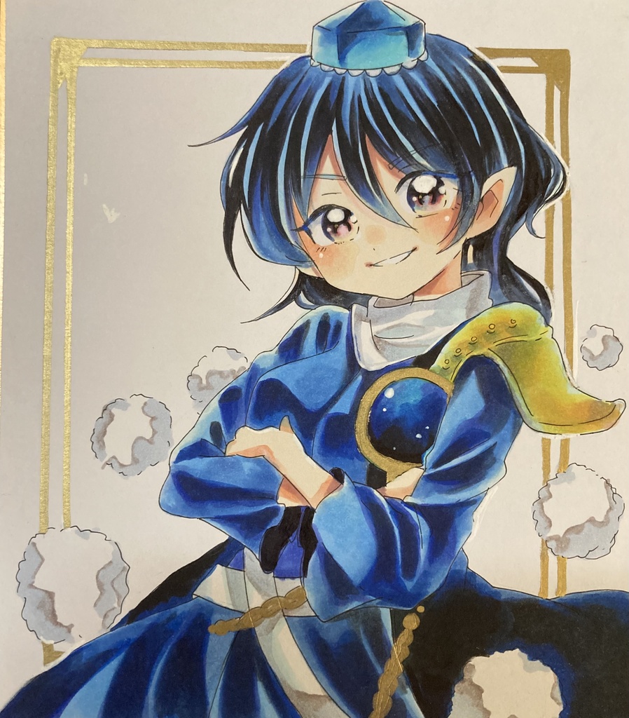 東方プロジェクト 手描きイラスト 飯綱九龍 コピック野郎の間 Booth