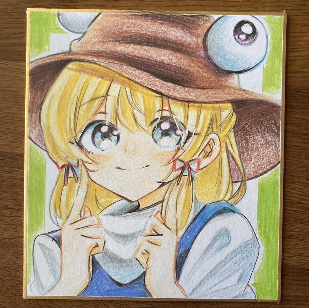 東方プロジェクト 手描きイラスト 洩矢諏訪子 コピック野郎の間 Booth