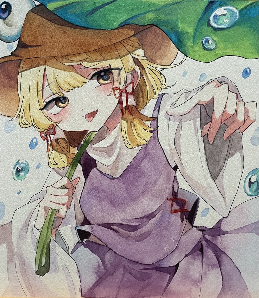 東方project  手描きイラスト　洩矢諏訪子