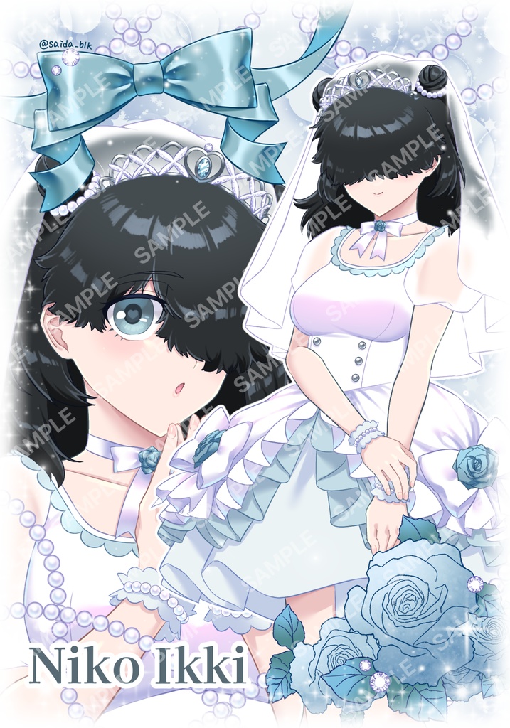 L判サイズ女体化イラストカード 二子