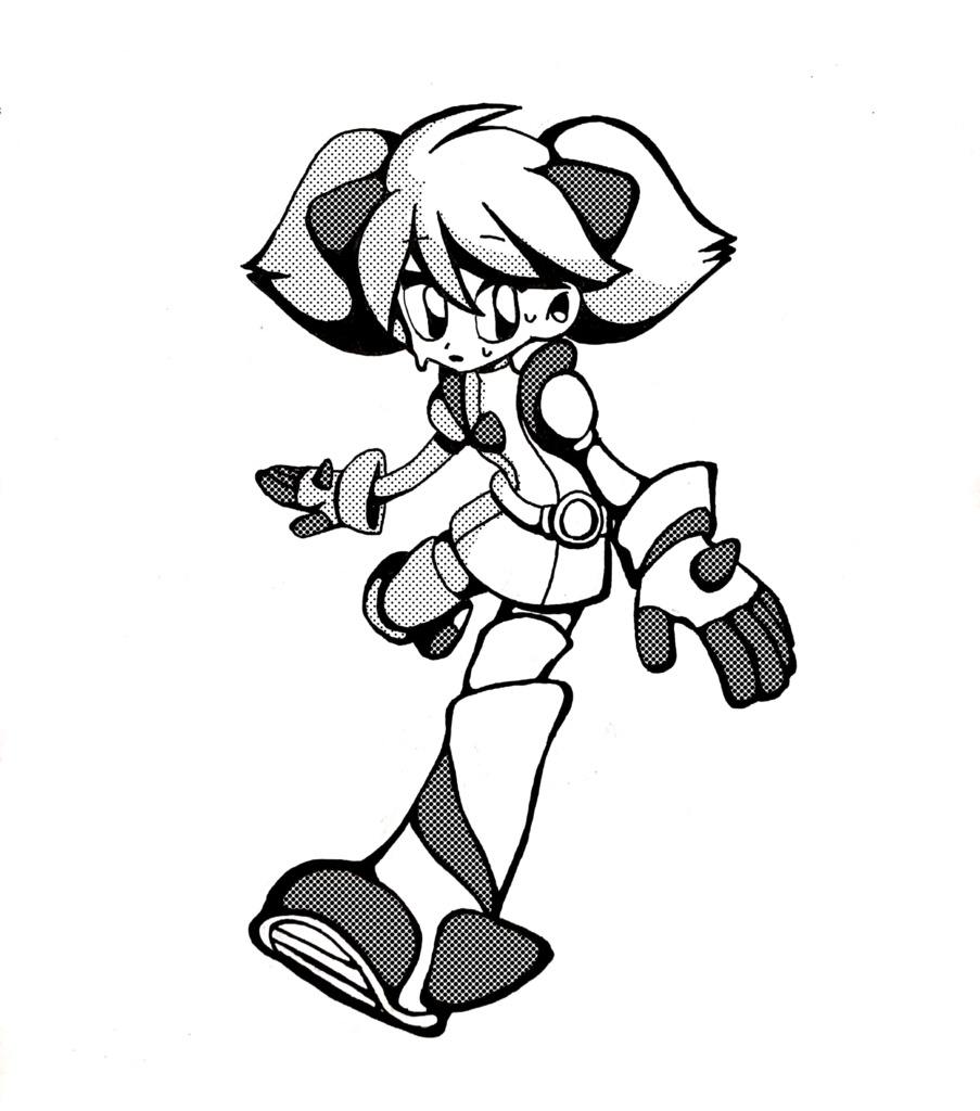 足が速い女の子のTシャツ