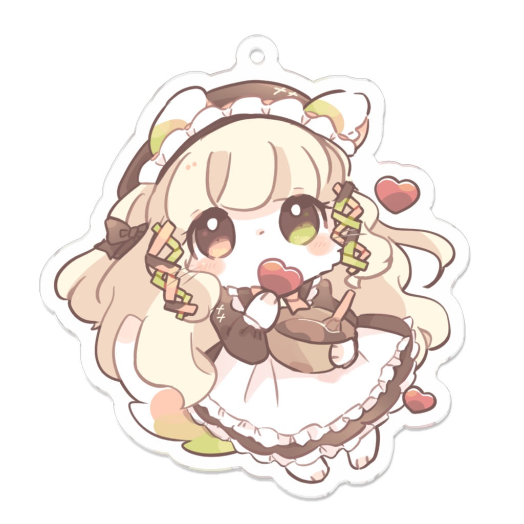 【pixivFACTORY発送】アクリルキーホルダー(パリコレちゃん_バレンタイン)