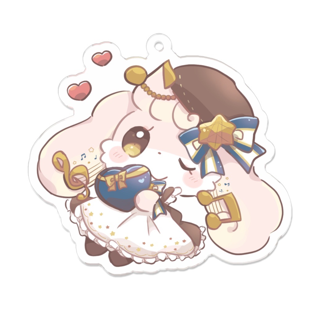 【pixivFACTORY発送】アクリルキーホルダー(しきしゃちゃん_バレンタイン)