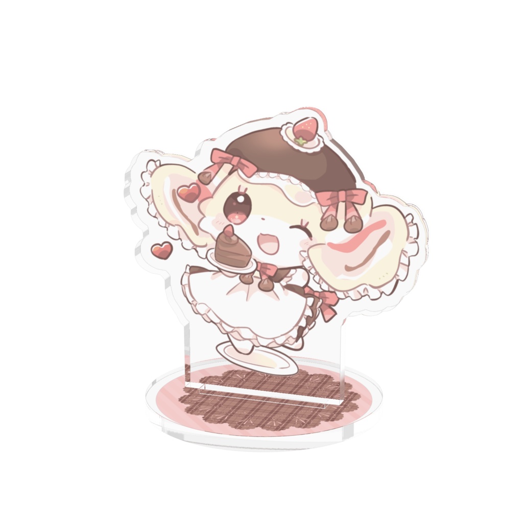 【pixivFACTORY発送】アクリルフィギュア(ショートケーキちゃん_バレンタイン)