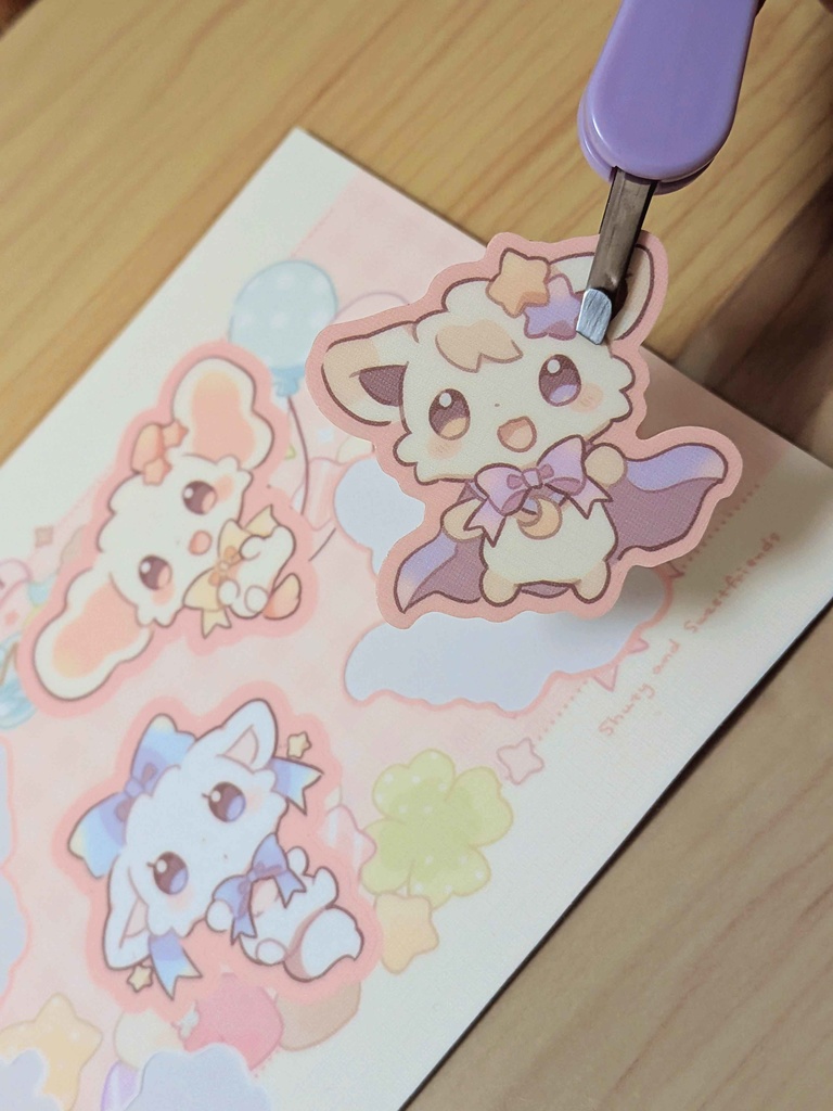 ハーフカットシール