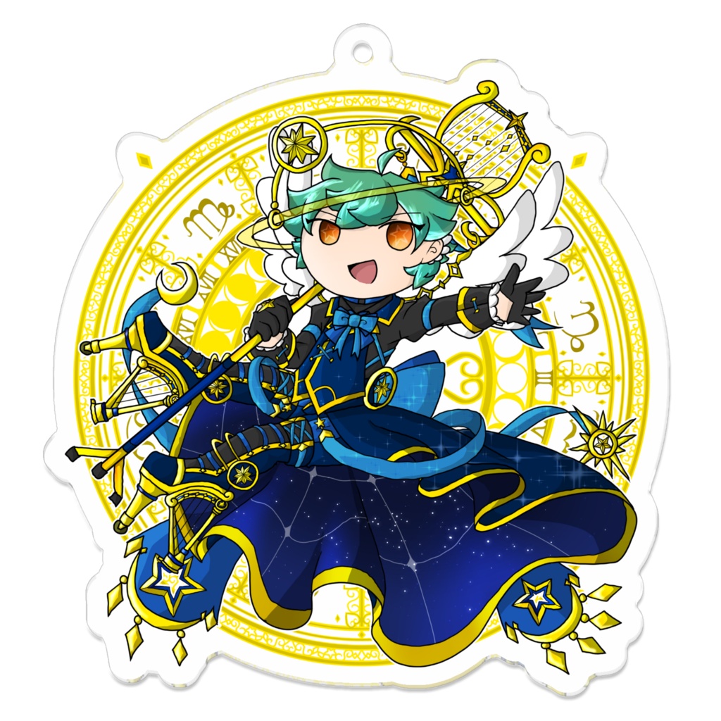 【天刻の彗屑星】アクリルキーホルダー