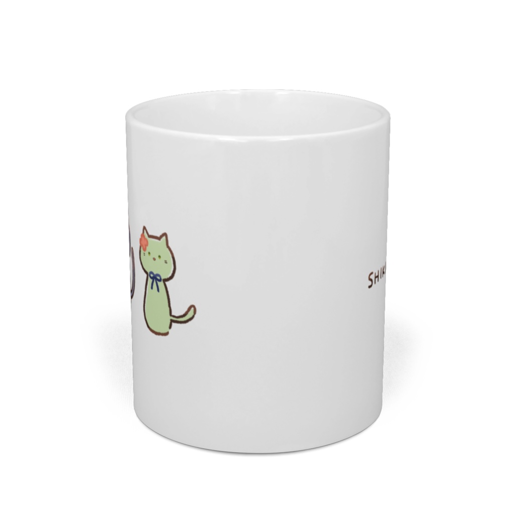 しきはうすねこマグカップ