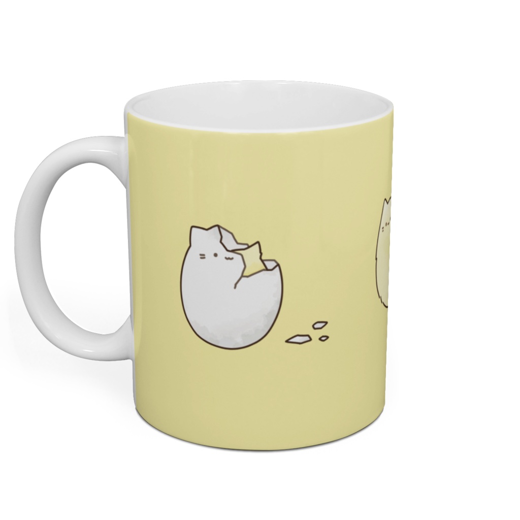 にわとりねこマグカップ