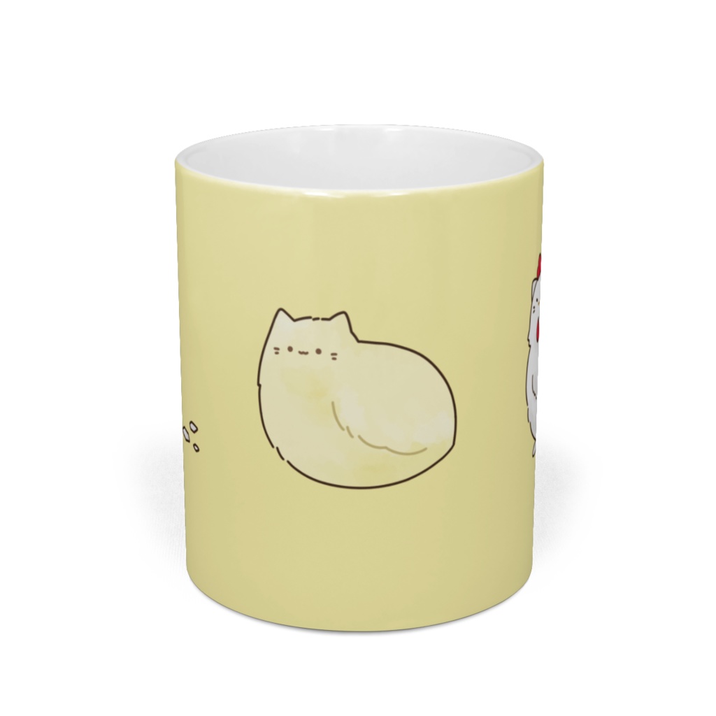 にわとりねこマグカップ