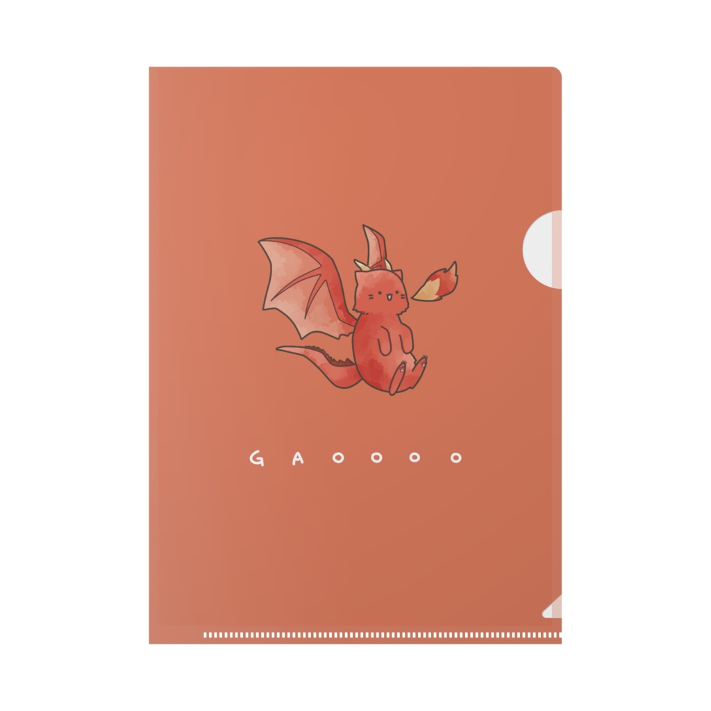 ドラゴンねこクリアファイル