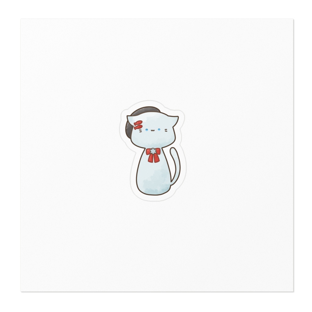 雪見なこねこステッカー