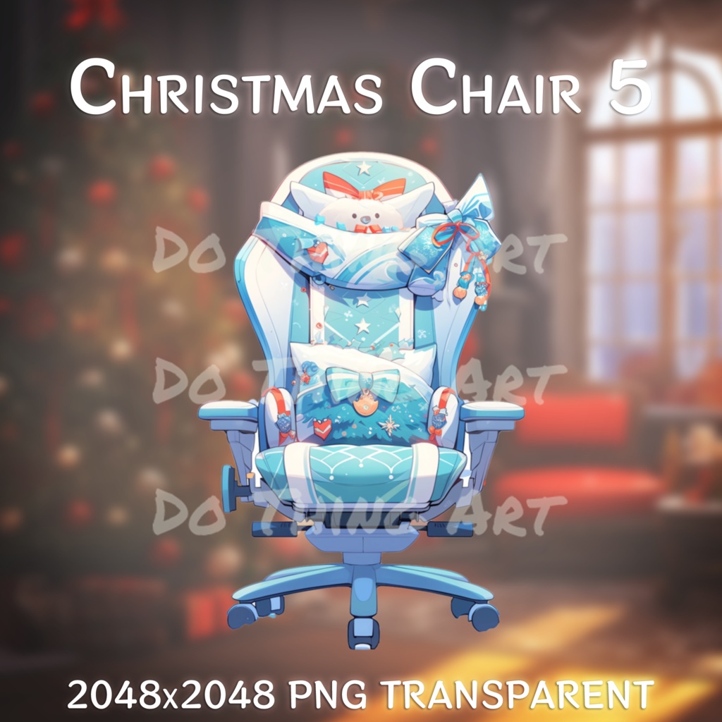 Vtuber Asset | Christmas Chair