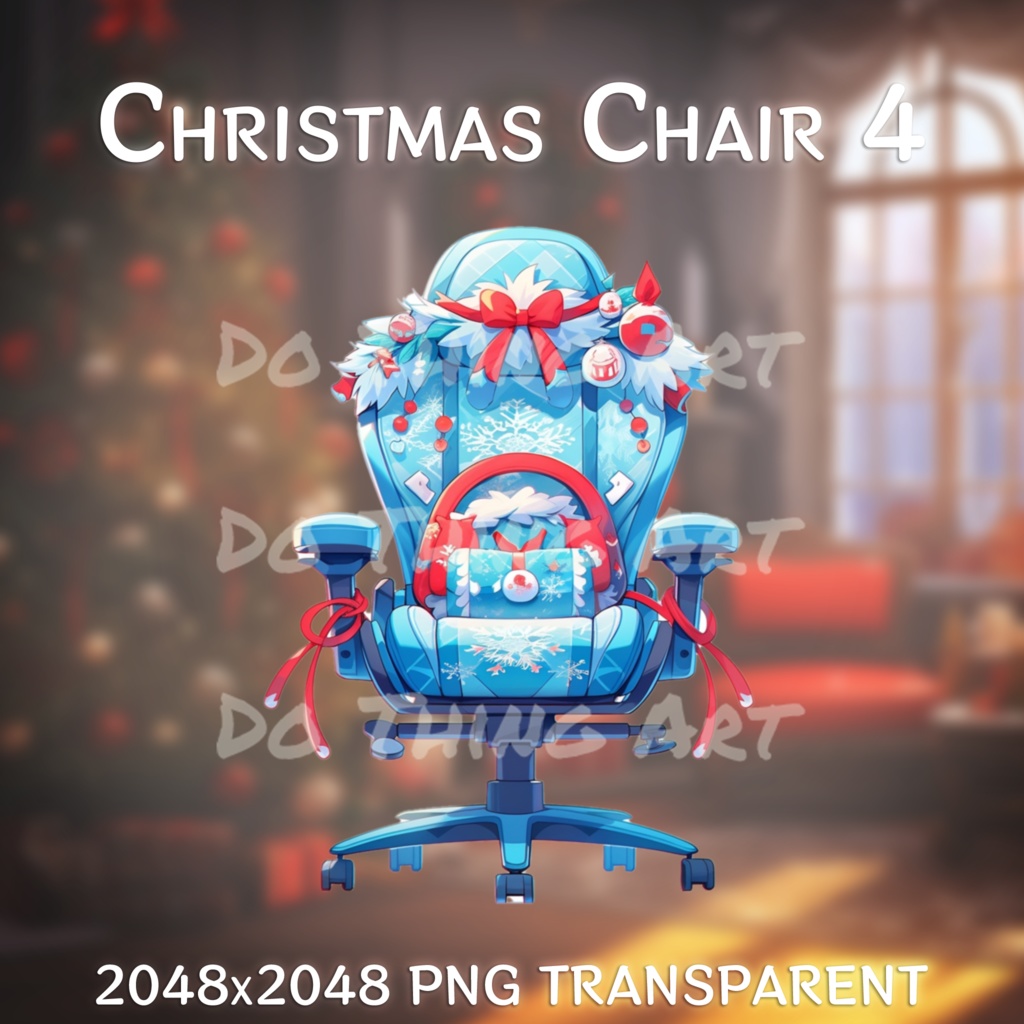 Vtuber Asset | Christmas Chair