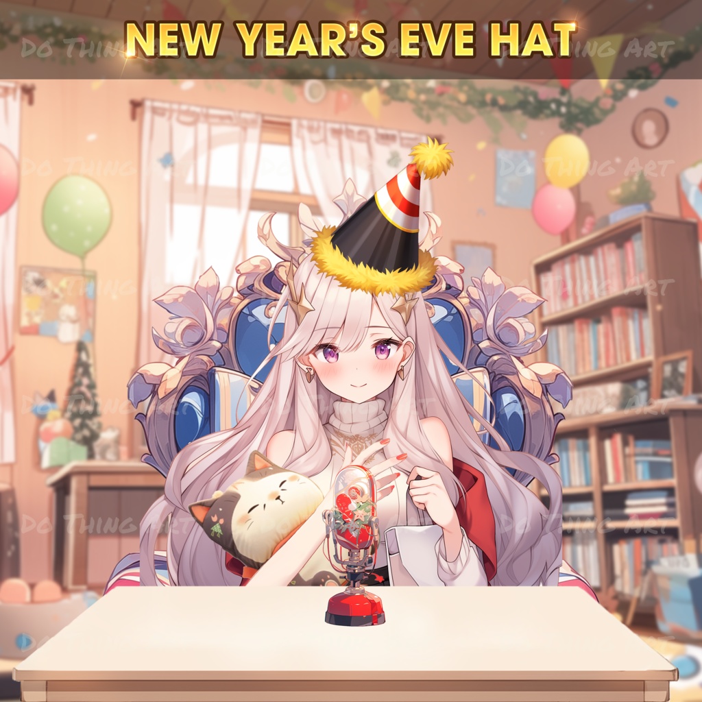 VTUBER Asset | Vtuber New Year Eve_Hat Edition