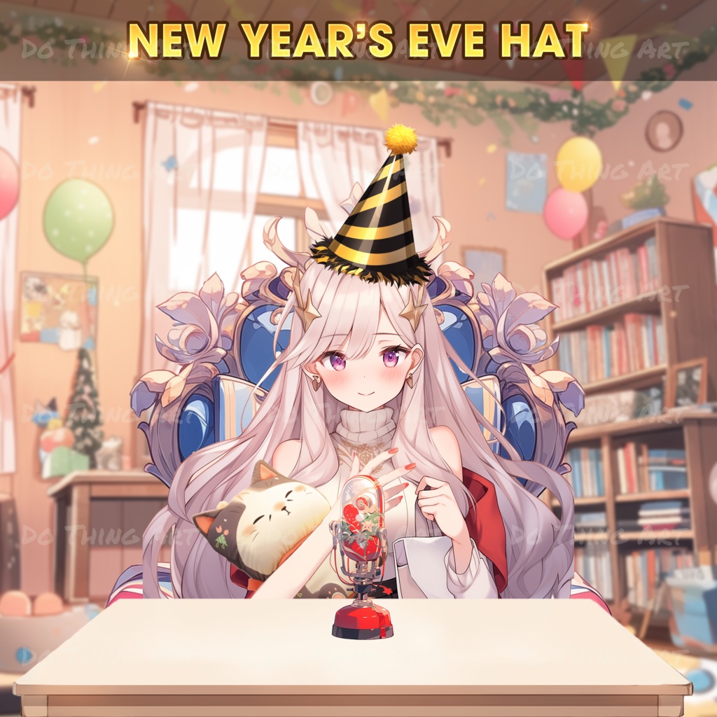 VTUBER Asset | Vtuber New Year Eve_Hat Edition
