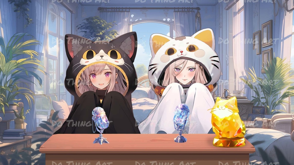 Vtuber Assets | Kawaii Cat Blanket | Vtuber Hoodie | Twitch Streamer Shirt | Cat Lover Gift | Kawaii Design | Cute Cat Blanket