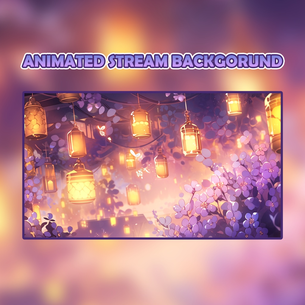 Mystic Purple Dreams Honey Paradise | Animated Twitch Screen Overlay | Stream Screen | OBS / Streamlabs | Streamer Loading Screen | Twitch
