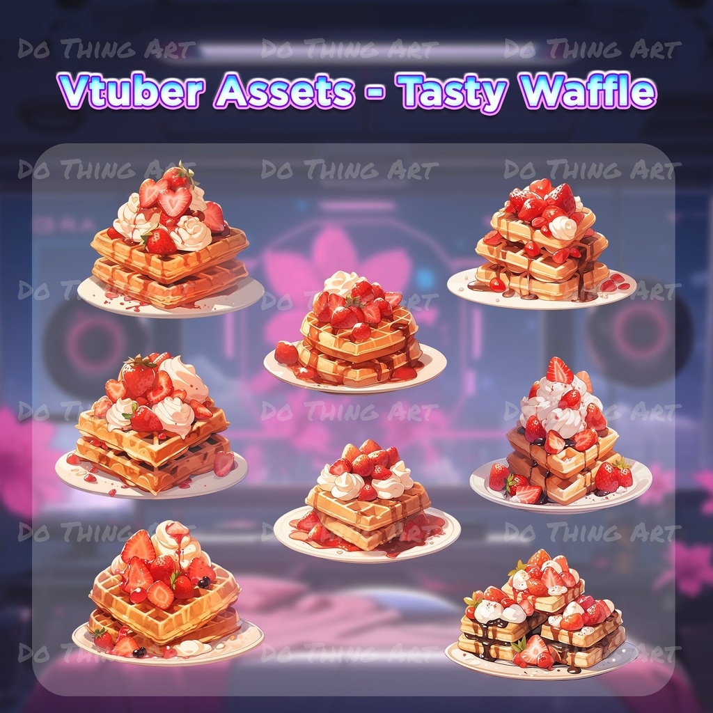 Vtuber MEGA Bundle | 50 Digital Assets | Twitch Vtuber Package | Streaming Background | Cyber Animation BG | VirtualYoutubers Assets | Party