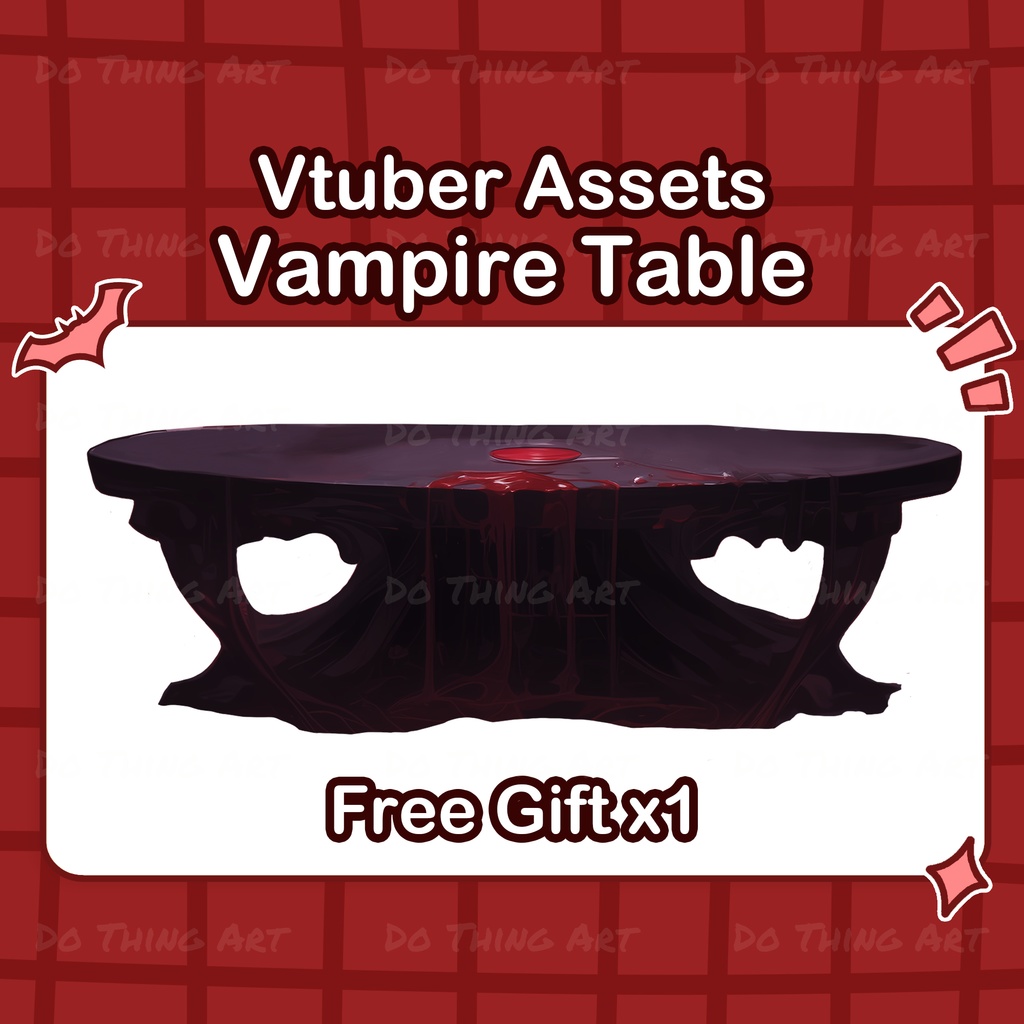 Aesthetic Dark Red Room bundle |  Cozy Night View | Gothic vampire | red rose | romantic | assets | VTuber | horror | Halloweens | red