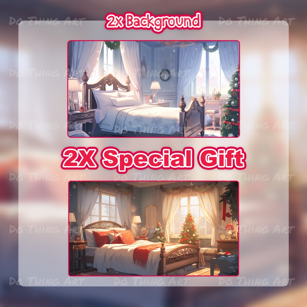 Vtuber Asset | 2024 Christmas Bundle Edition | Twitch Streamer Asset | Virtual Youtuber Assets | Xmas Bundle | Christmas Asset