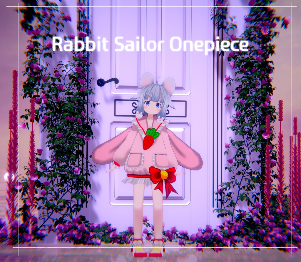 [Nenohi_chan] ラビットセーラーワンピース Rabbit Sailor Onepiece