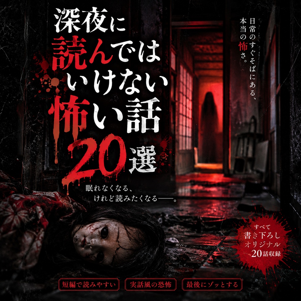 深夜に読んではいけない怖い話20選
