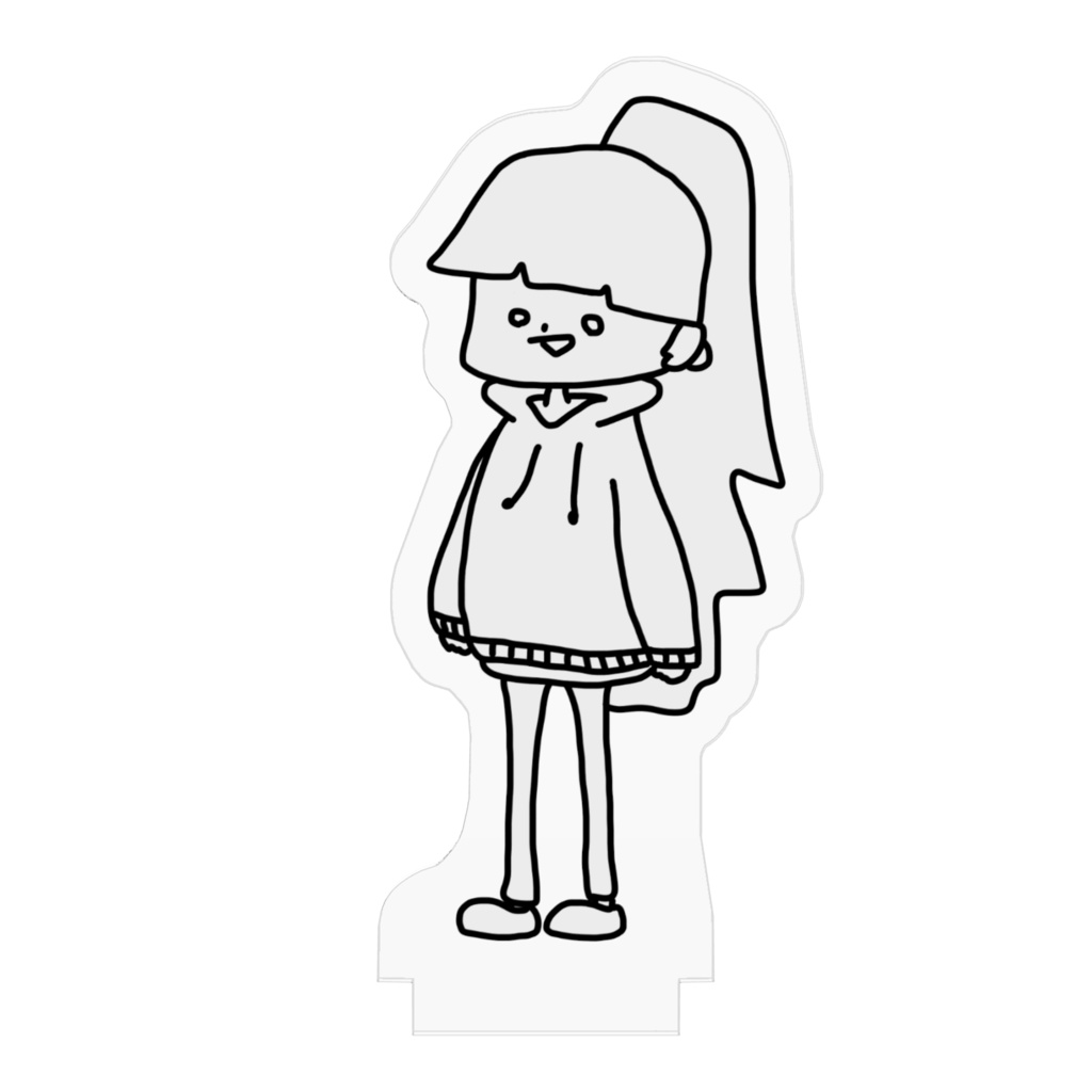 ゆるいくろばねまお アクリルフィギュア