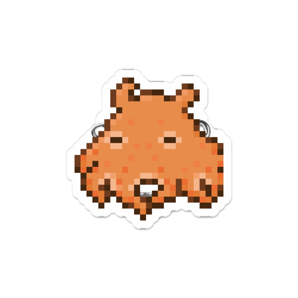 ドットメンダコ　アクリルバッジ