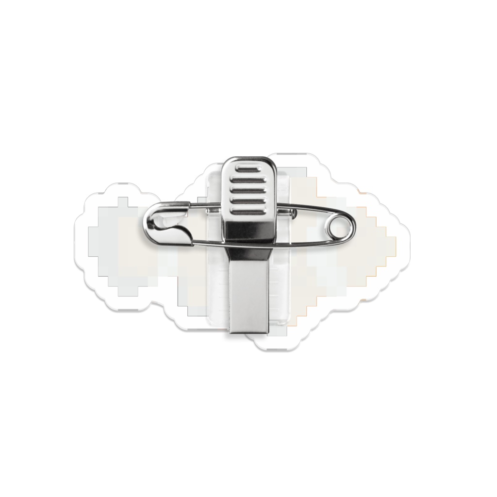 ドットカクレクマノミ アクリルバッジ