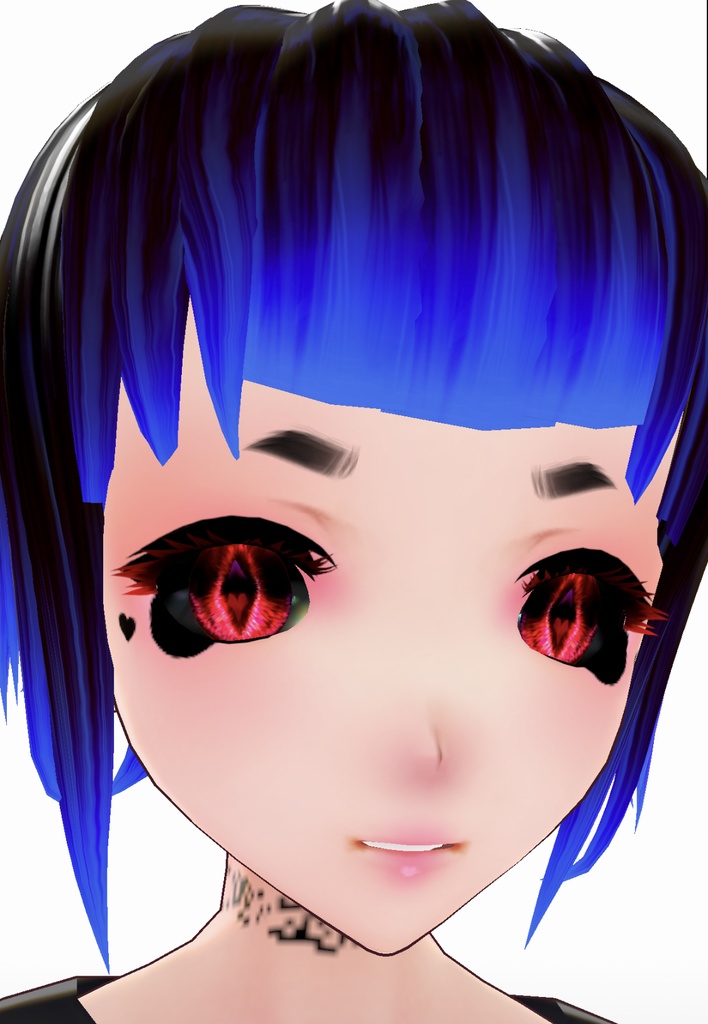 Under eye face tattoo for VRoid avatar FREE