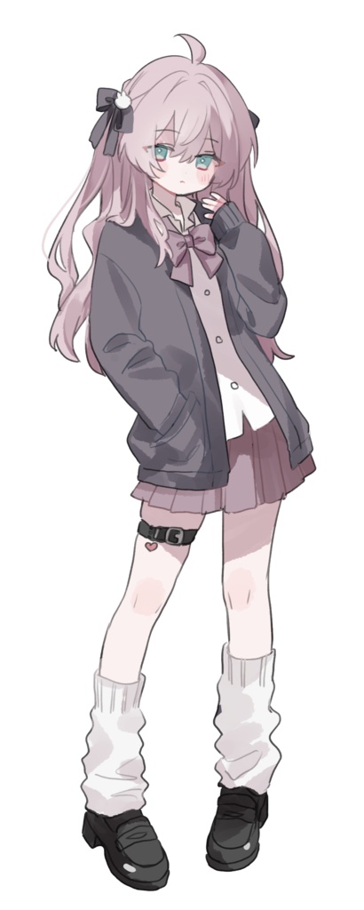 ✧立ち絵素材 制服カーディガン女の子