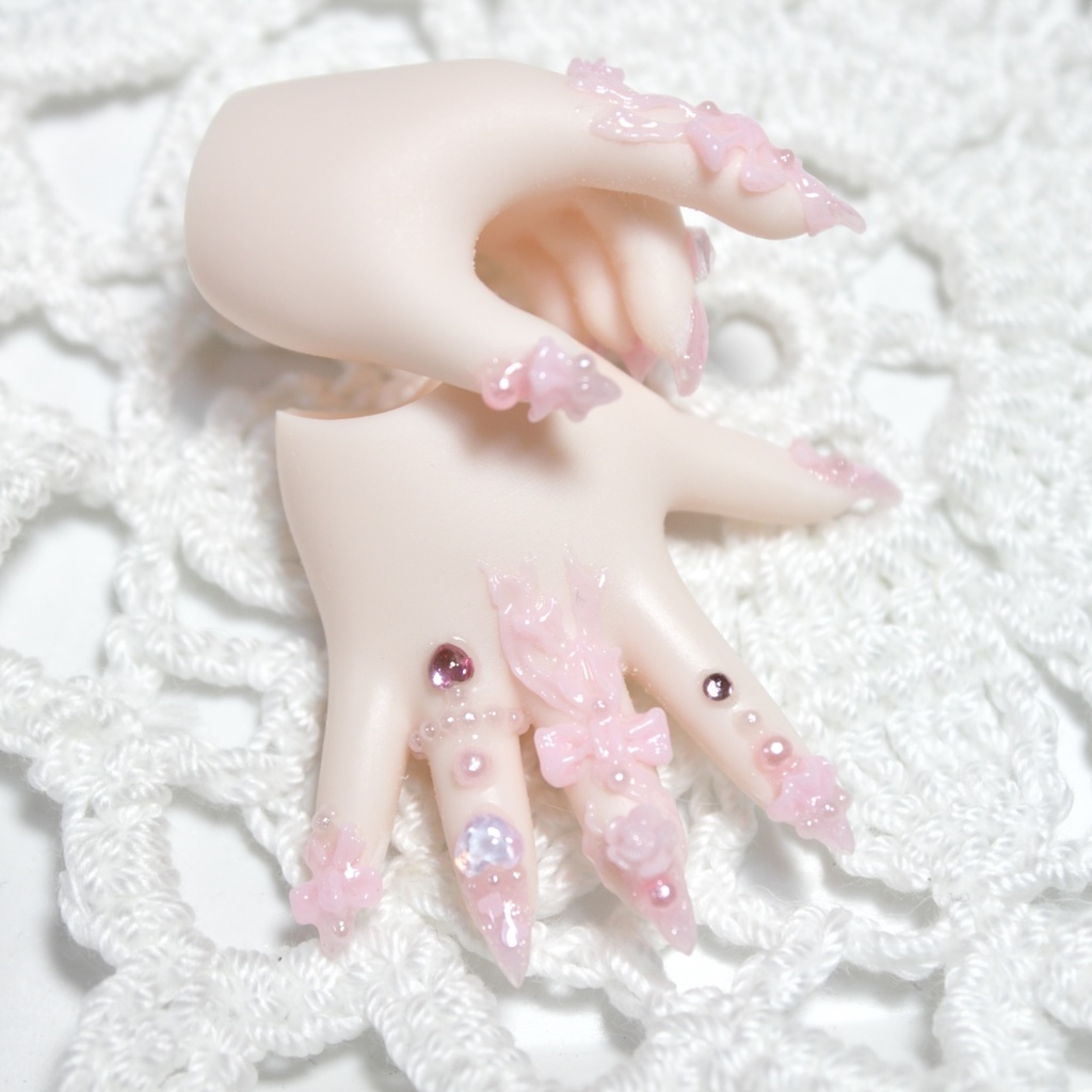 MDD  ネイルハンド　ぴんくぴんくぴんく