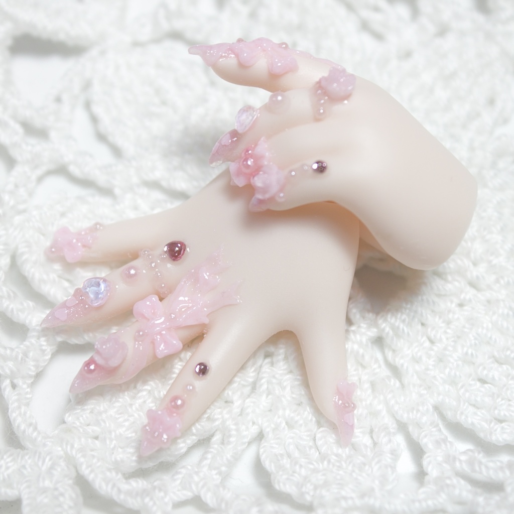 MDD  ネイルハンド　ぴんくぴんくぴんく