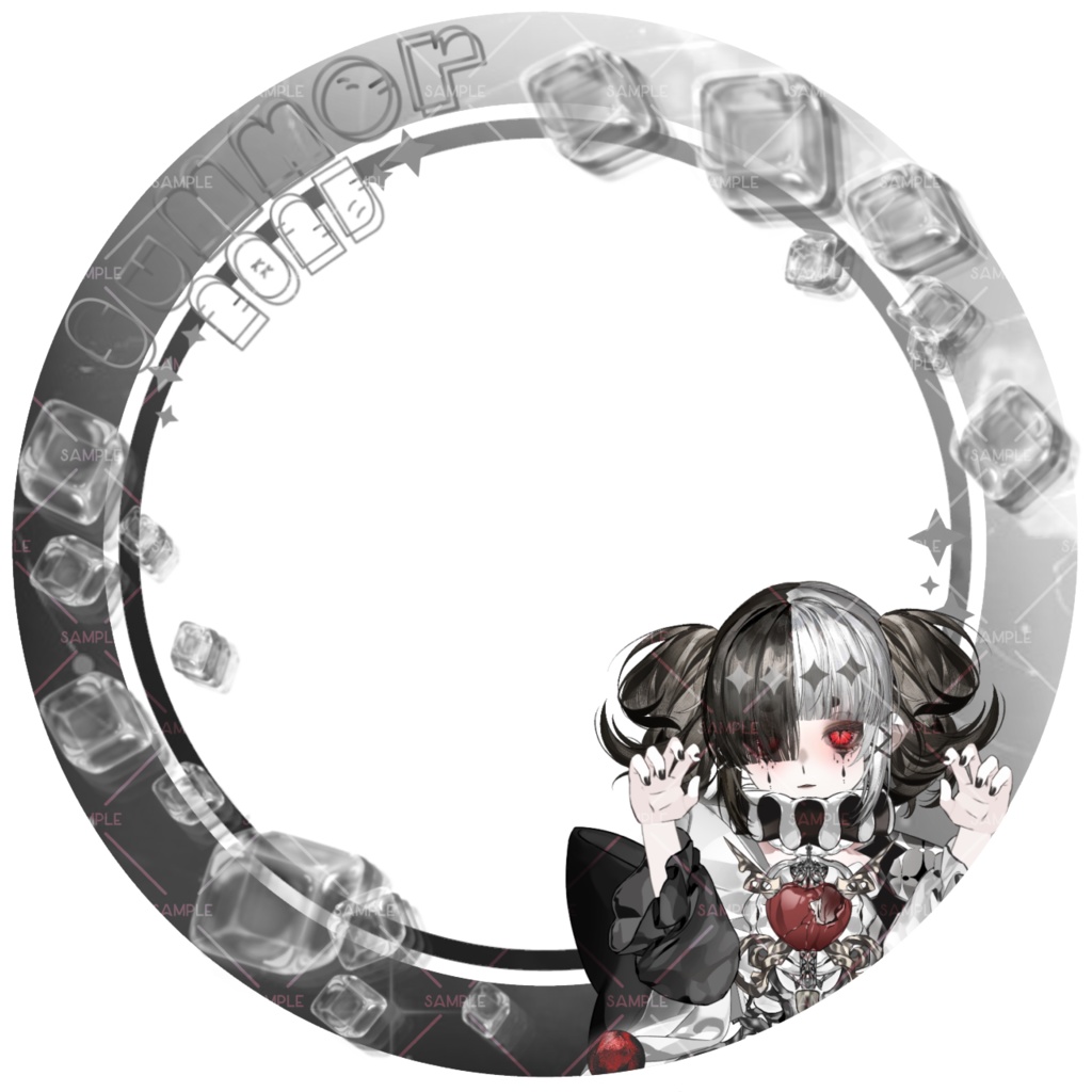 Summer2025・氷アイコンリング素材