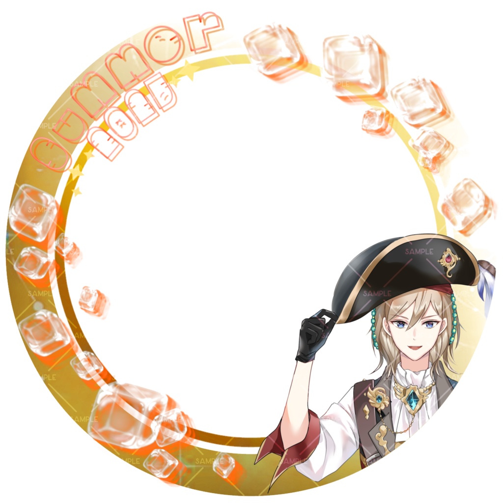 Summer2025・氷アイコンリング素材