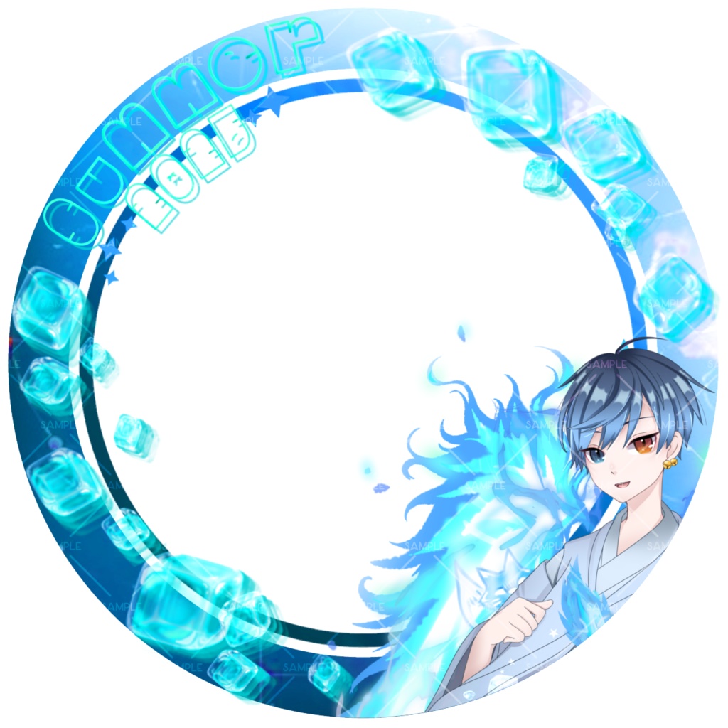 Summer2025・氷アイコンリング素材