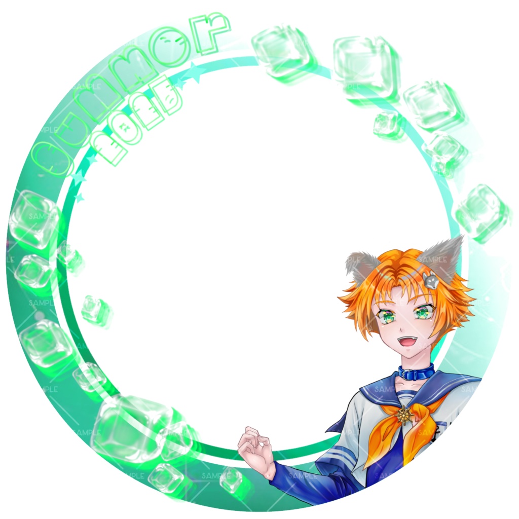 Summer2025・氷アイコンリング素材