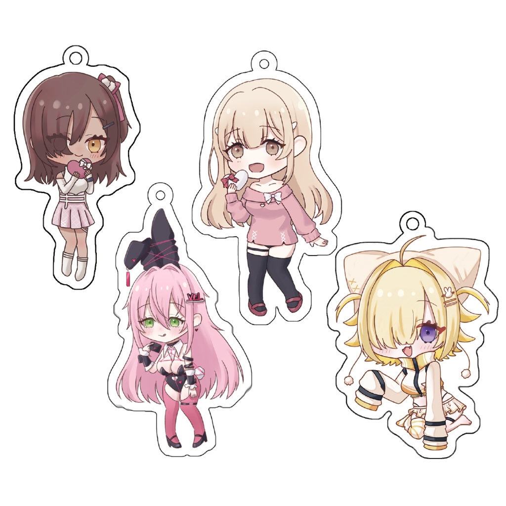 【全4種】勝利の女神：NIKKEアクリルキーホルダー