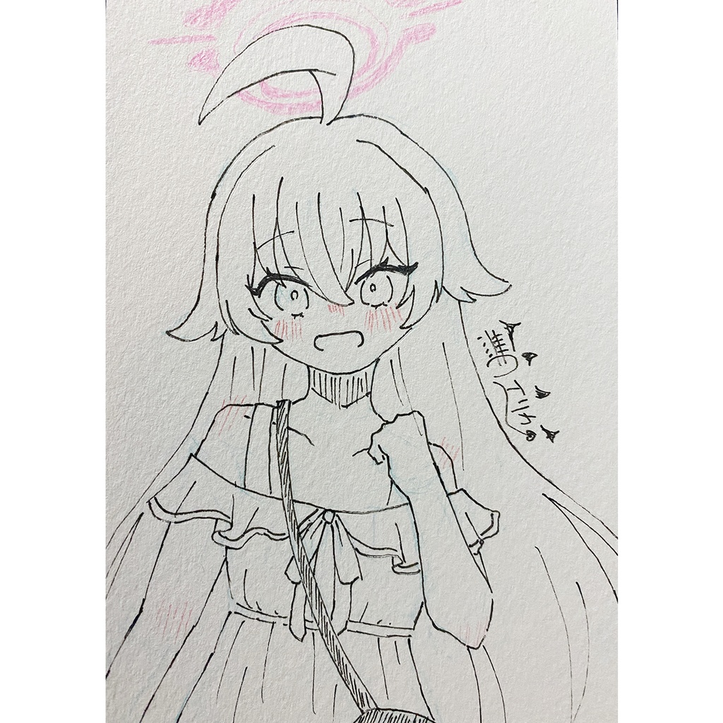 【全2種】ブルーアーカイブ ホシノ、ケイ原画