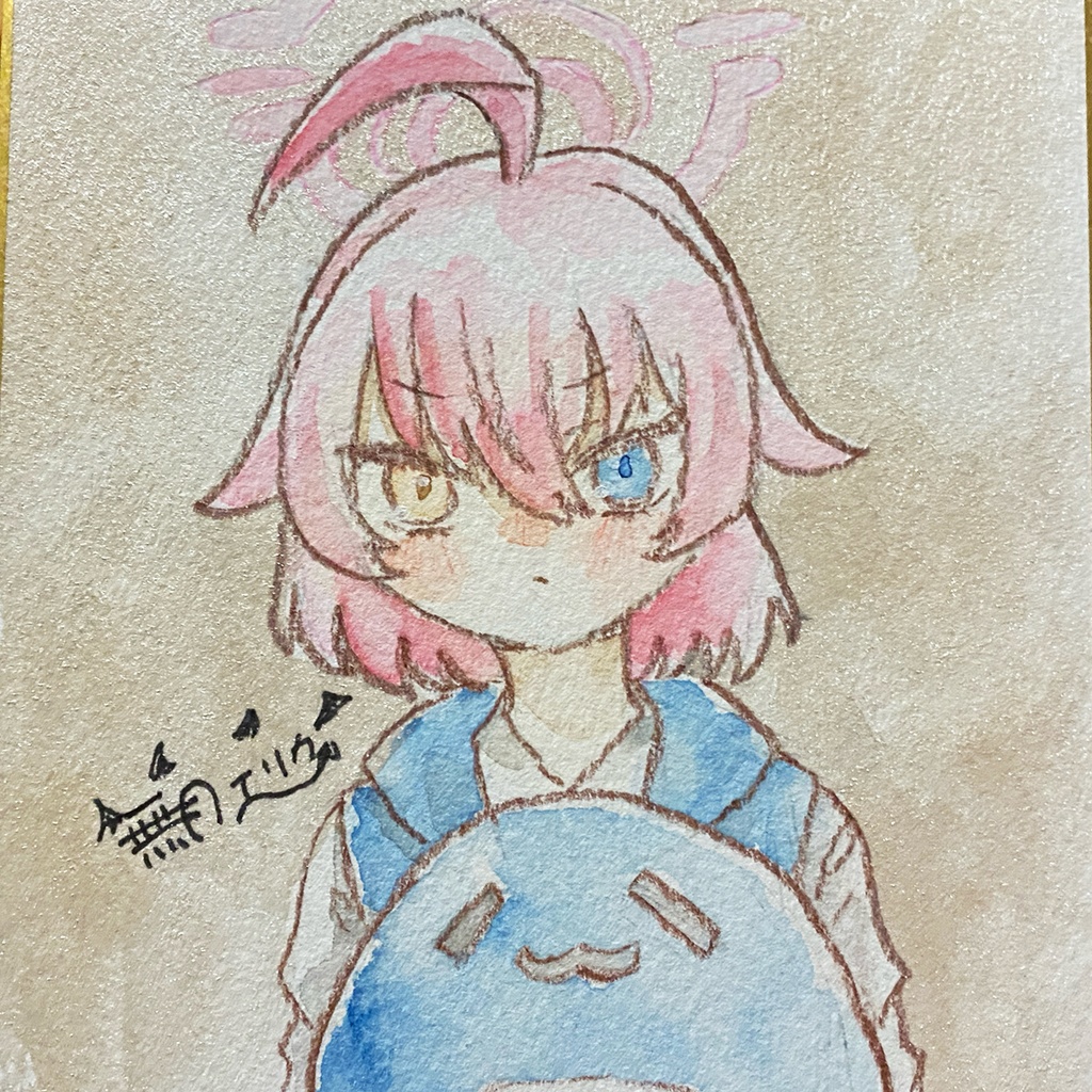 【全3種】ブルーアーカイブ ホシノ色紙