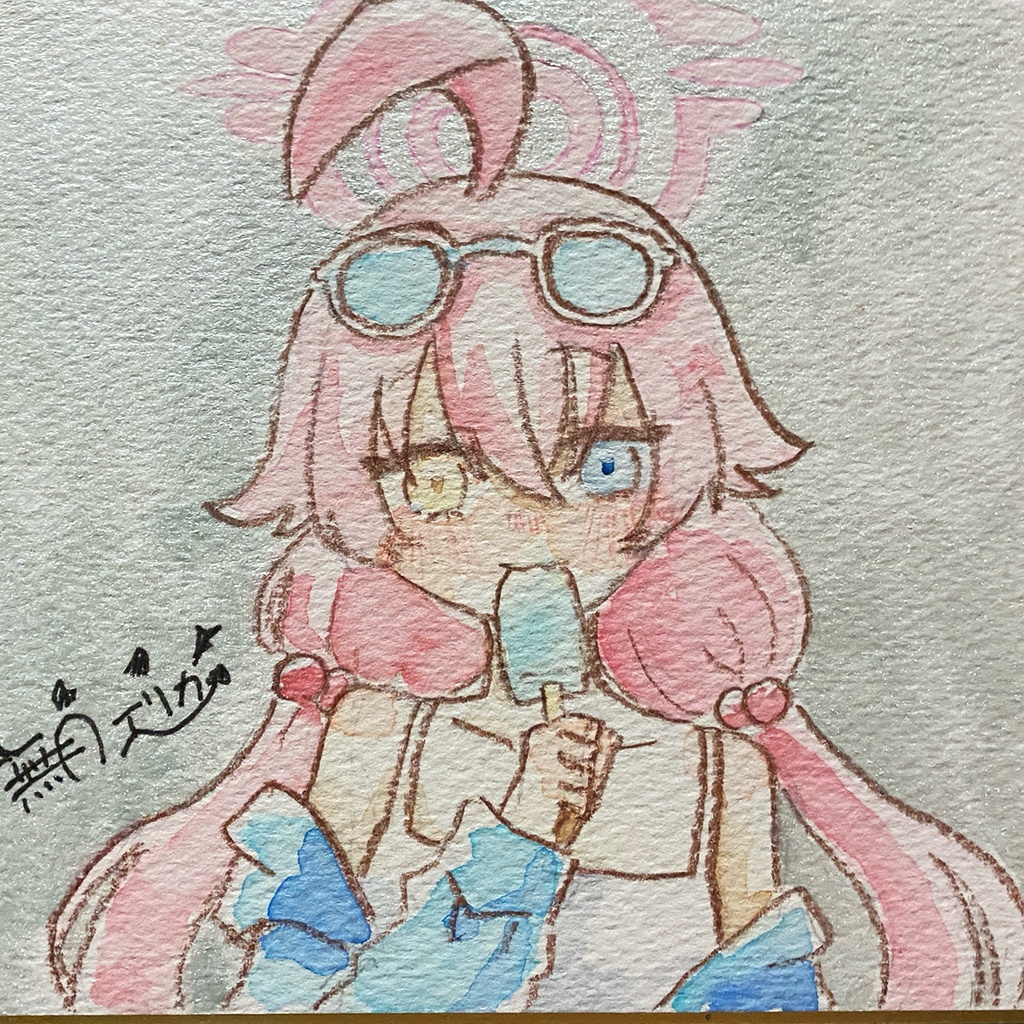 【全3種】ブルーアーカイブ ホシノ色紙