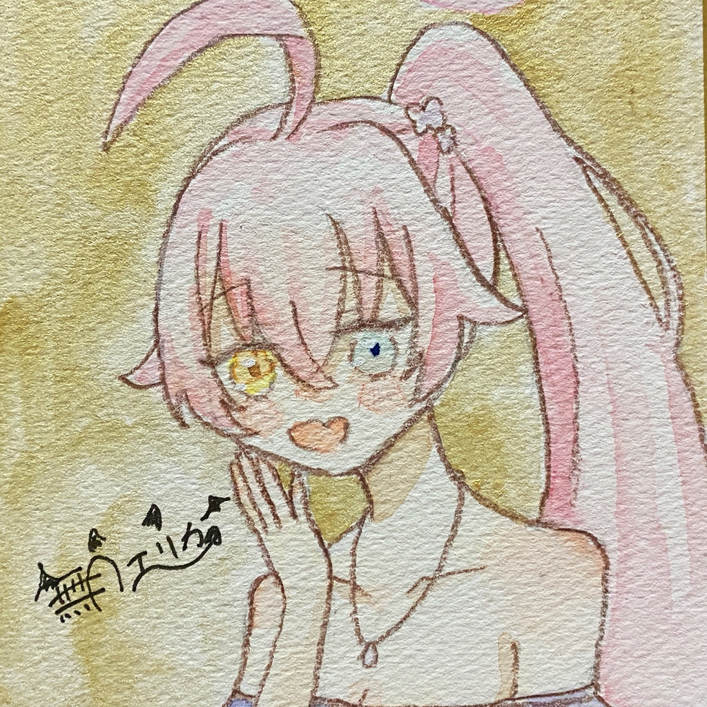 【全3種】ブルーアーカイブ ホシノ色紙