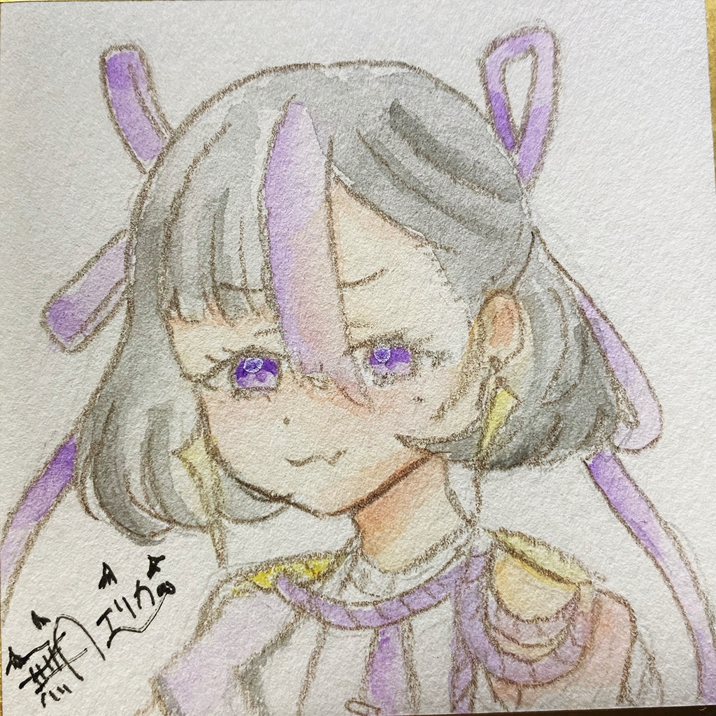 【全4種】「勝利の女神:NIKKE プリバティ、エレグ、シュエン、D豆色紙