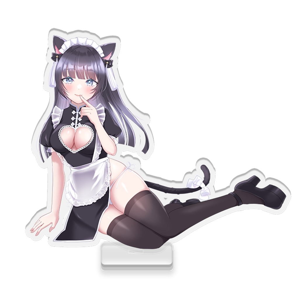 【C103】アクリルフィギュア：黒猫