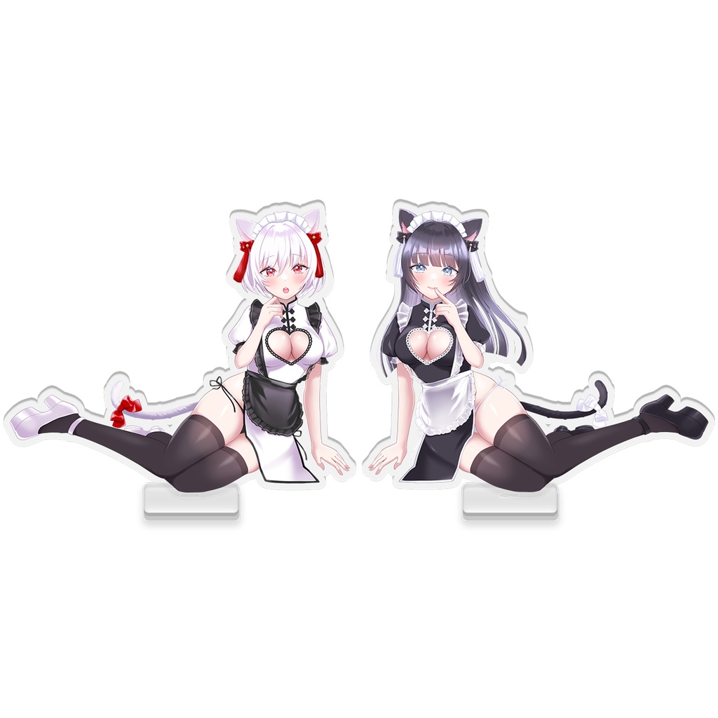 【C103】アクリルフィギュア:黒猫