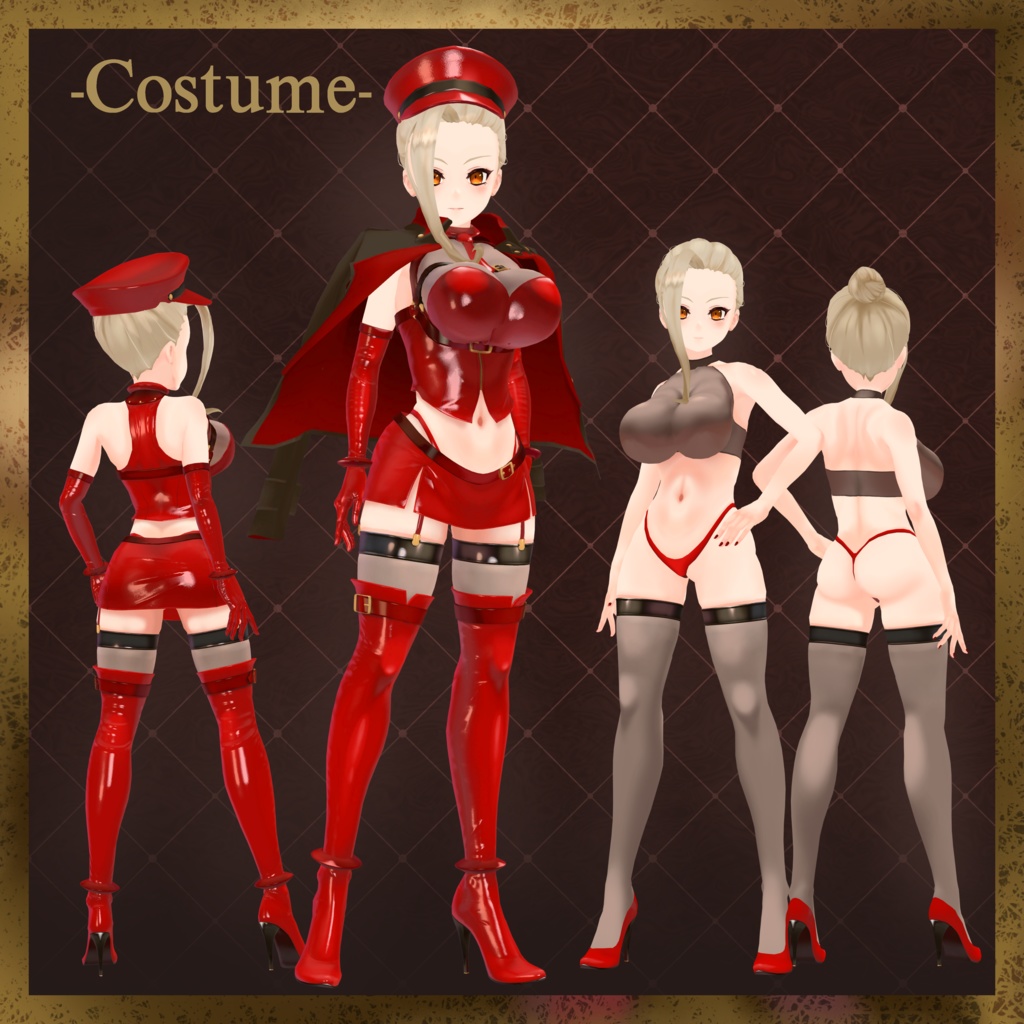 【オリジナル3Dモデル】-Ladyna- レディナ【VRChat】